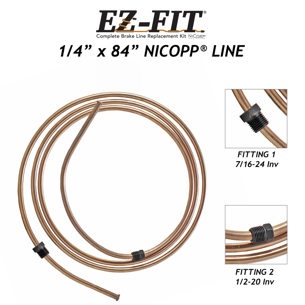 EZ-Fit NiCopp, 1/4 x 84, (7/16-24 I)(1/2-20 I), Sub – AGS Company ...