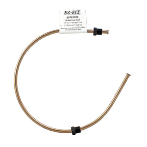 EZ-Fit Nickel Copper Brake Line - 1/4" x 21", (1/2-20 I)(1/2-20 I)