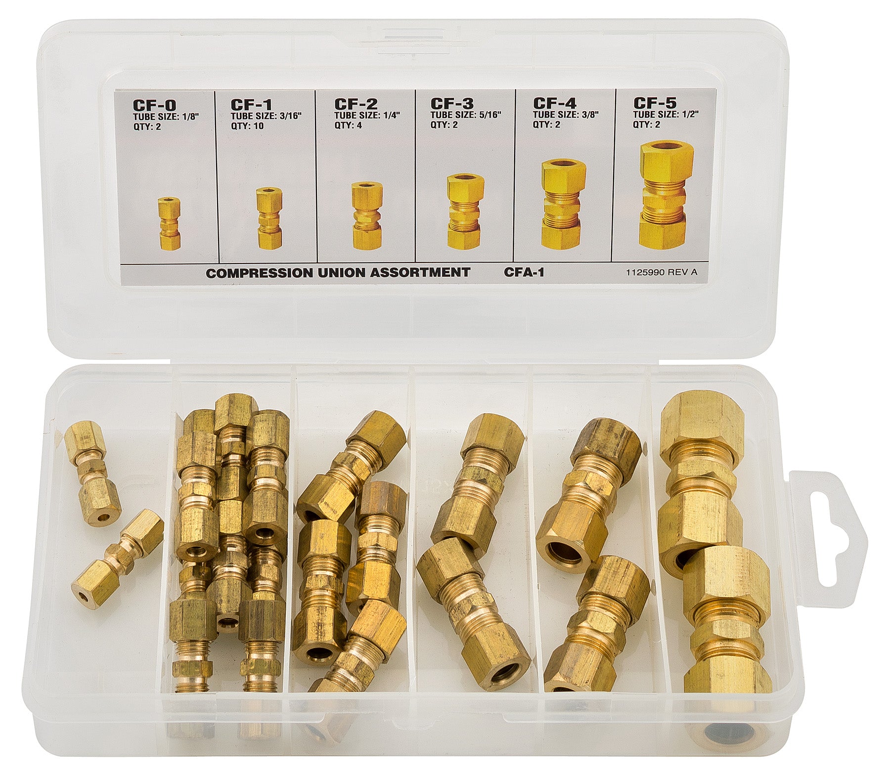 Brass Compression Union, 3/16 – AGS Company Automotive Solutions