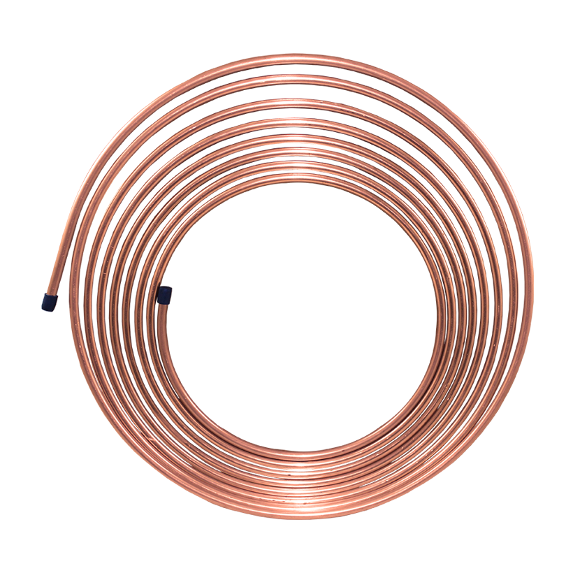 Roll of 3/8 inch Copper Nickel Fuel / Transmission Line (.375) 25 Feet