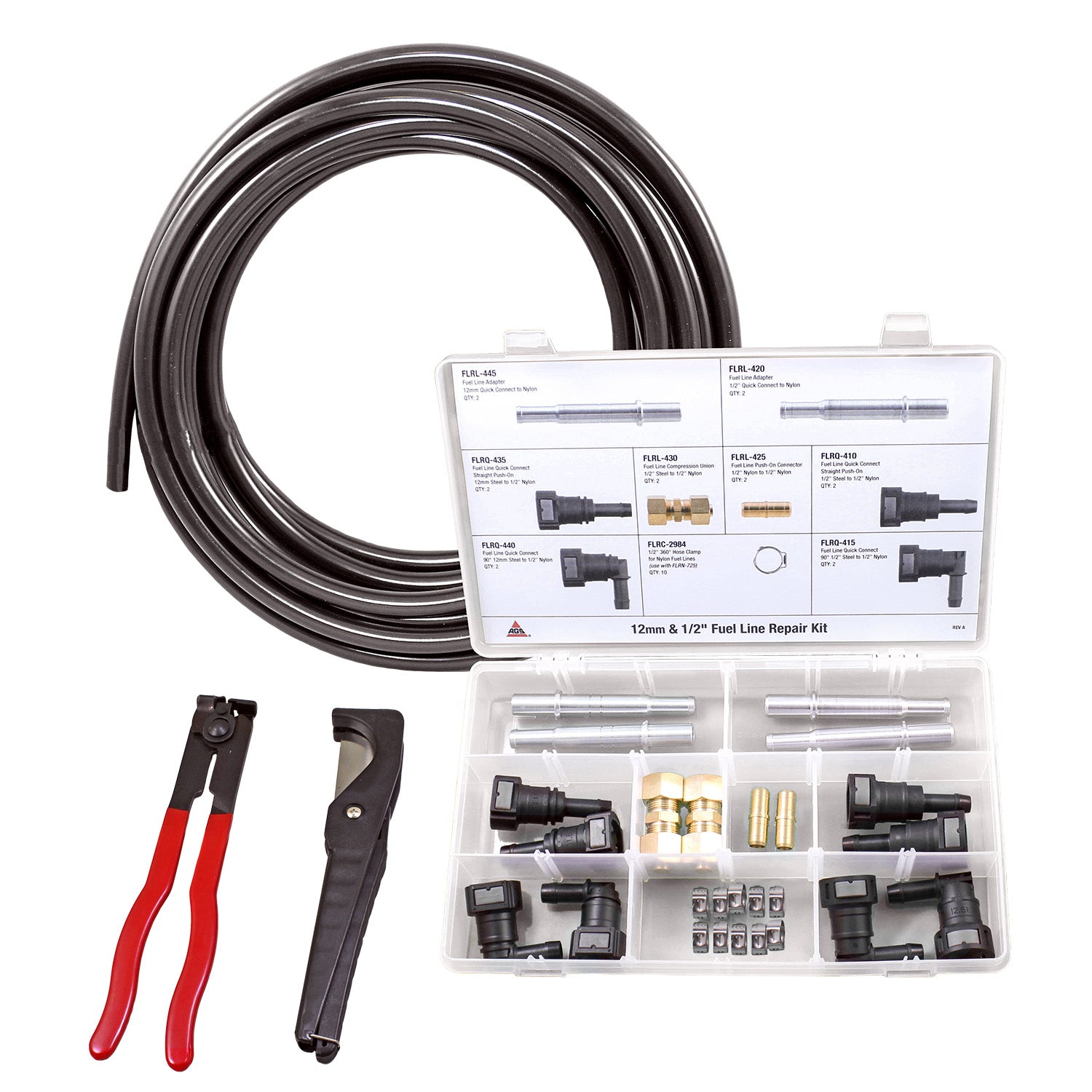 Fuel Line Repair Master Kit 1/2 and 12mm – AGS Company Automotive Solutions
