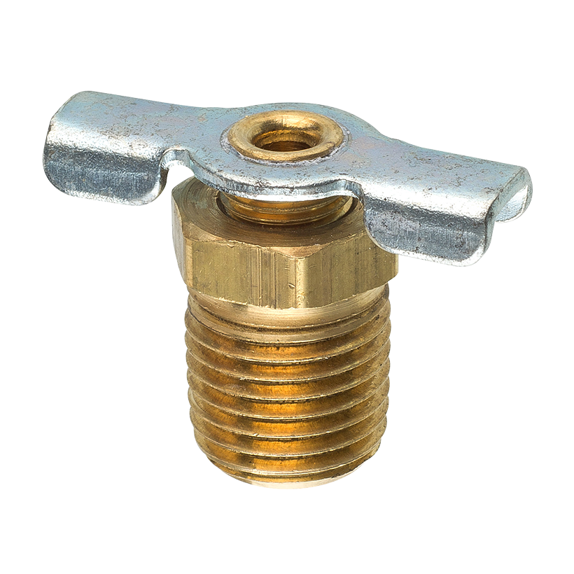 Brass Standard Drain Cock, Male (1/4 NPT) – AGS Company Automotive Solutions